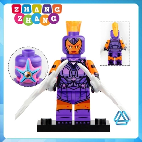 Đồ chơi xếp hình Suicide Squad Thinker Javelin Blackguard Polka Dot Man Savant Mongul Minifigures Xinh G0106