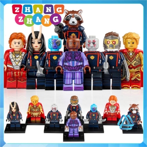 Đồ chơi xếp hình Star Lord Mantis Drax Rocket Raccoon Adam Warlock Starfox High Evolutionary Minifigures Xinh G0114