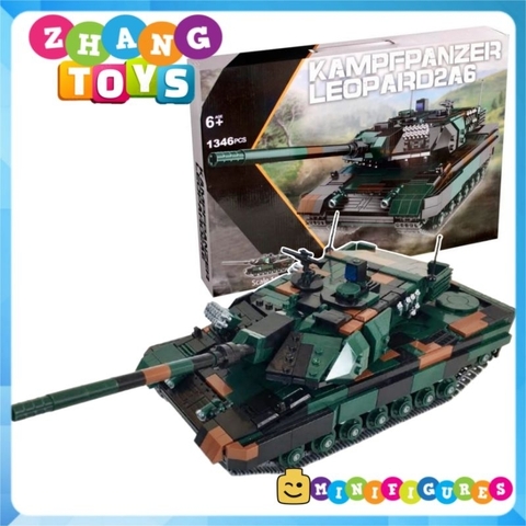 Đồ chơi xếp hình xe tăng Leopard 2A6 gồm 1346 mảnh ghép Minifigures Xingbao 06040 XB06040