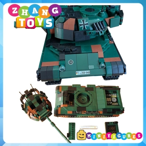 Đồ chơi xếp hình xe tăng chiến đấu Leopard 1 gồm 1145 mảnh ghép Minifigures Xingbao 06049 XB06049