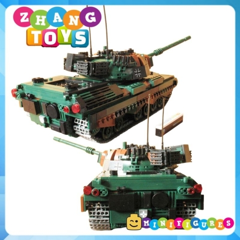 Đồ chơi xếp hình xe tăng chiến đấu Leopard 1 gồm 1145 mảnh ghép Minifigures Xingbao 06049 XB06049