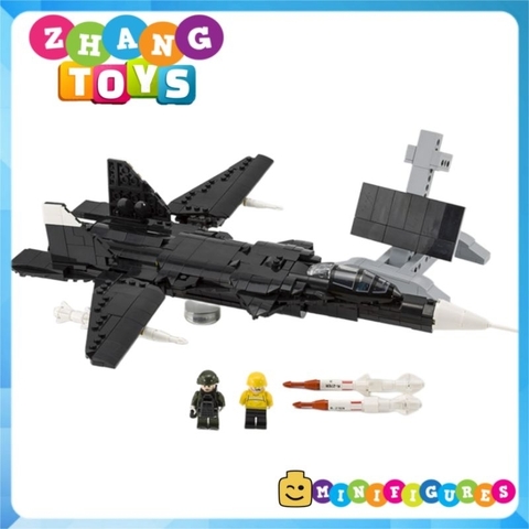 Đồ chơi xếp hình siêu chiến đấu cơ Sukhoi Su-47 Berkut lắp ráp gồm 707 mảnh ghép Minifigures XR 88003
