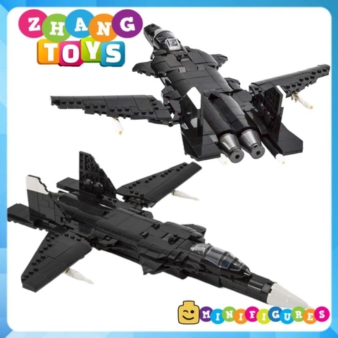 Đồ chơi xếp hình siêu chiến đấu cơ Sukhoi Su-47 Berkut lắp ráp gồm 707 mảnh ghép Minifigures XR 88003
