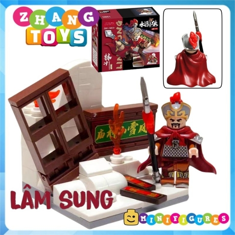 Đồ chơi Lương sơn bạc xếp hình lắp ráp 108 vị anh hùng lắp ghép mảnh Minifigures Becool 10801 10806