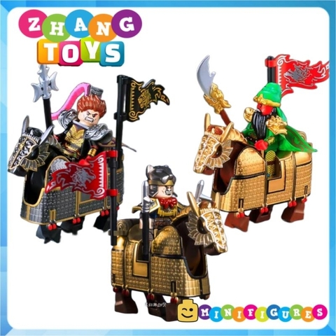 Đồ chơi Tam Quốc xếp hình ngựa chiến mã Thiết kỵ lắp ráp Minifigures Becool 20688