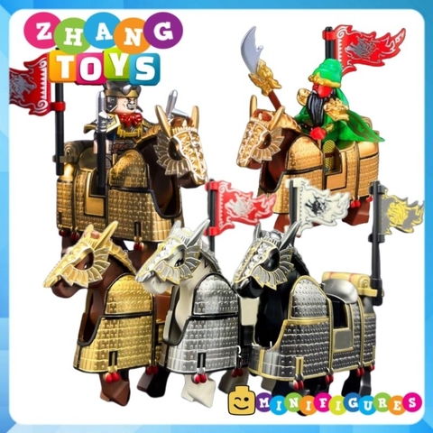Đồ chơi Tam Quốc xếp hình ngựa chiến mã Thiết kỵ lắp ráp Minifigures Becool 20688
