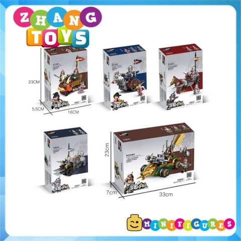 Đồ chơi Tam quốc công thành xếp hình lắp ráp từ nhiều mảnh Minifigures Becool 20600 20601 20608