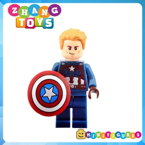 Đồ chơi xếp hình Captain America Black Panther Winter Soldier Hyperion Ms Marvel Deadshot Minifigures POGO PG8003