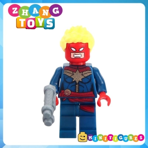 Đồ chơi xếp hình Captain America Black Panther Winter Soldier Hyperion Ms Marvel Deadshot Minifigures POGO PG8003