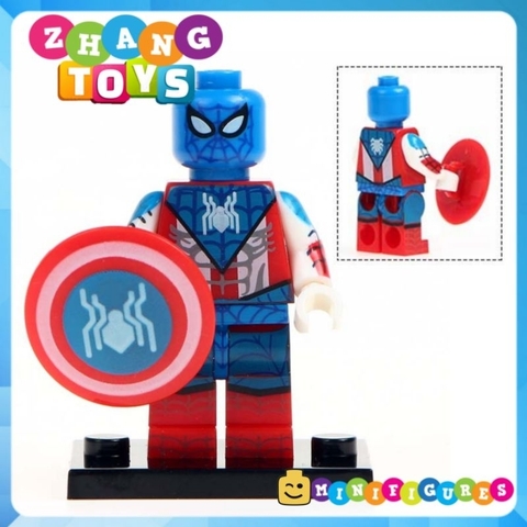 Đồ chơi xếp hình người nhện Captain Spider đội trưởng Minifigures WM369