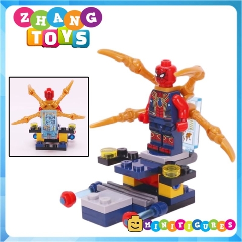 Đồ chơi xếp hình người nhện Spider Man venom carnage Peter Parker riot Minifigures MG322