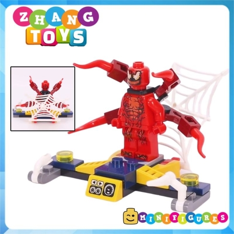Đồ chơi xếp hình người nhện Spider Man venom carnage Peter Parker riot Minifigures MG322