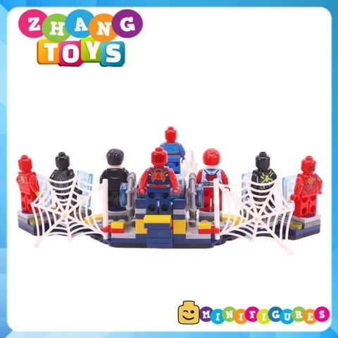 Đồ chơi xếp hình người nhện Spider Man venom carnage Peter Parker riot Minifigures MG322