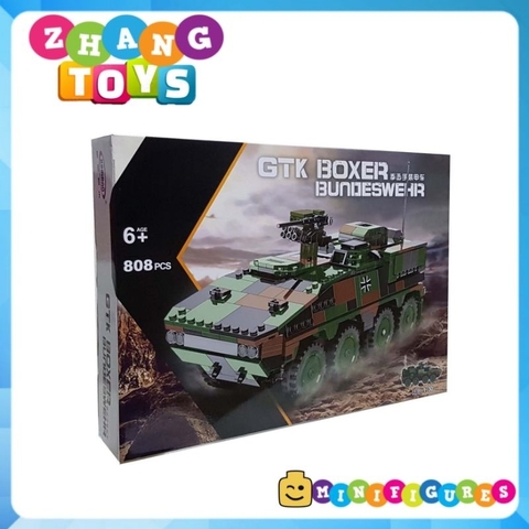 Đồ chơi xếp hình xe bọc thép Thiết giáp gtk boxer bundeswehr gồm 808 mảnh ghép Minifigures Xingbao XB06043