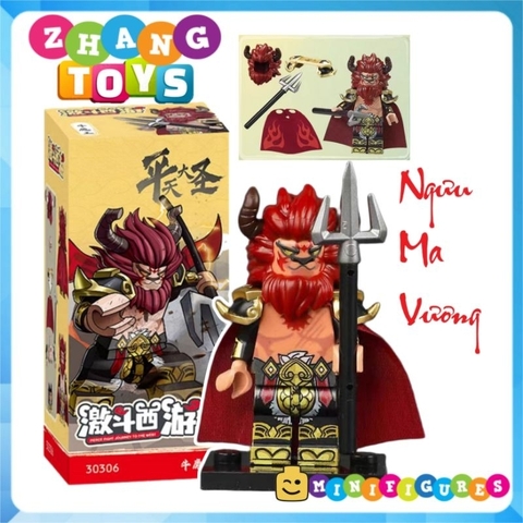 Đồ chơi xếp hình Tây du ký Tôn Ngộ Không Đường Tăng Trư Bát Giới Sa Tăng Ngưu Ma Vương Minifigures Becool 30301 30306