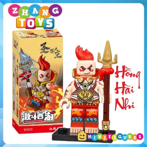 Đồ chơi xếp hình Tây du ký Tôn Ngộ Không Đường Tăng Trư Bát Giới Sa Tăng Ngưu Ma Vương Minifigures Becool 30301 30306