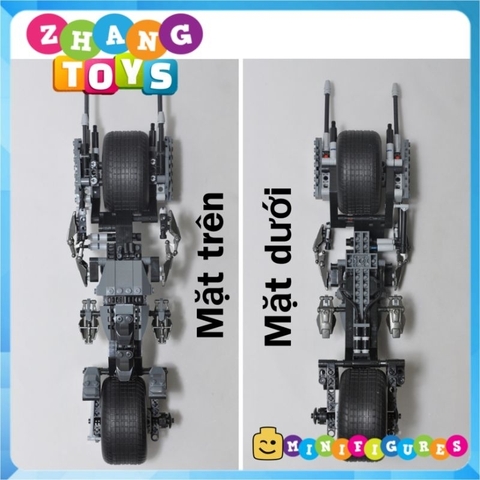 Đồ chơi xếp hình Xe motor Bat pod của người dơi Batman gồm 311 mảnh ghép Minifigures Brick 7115