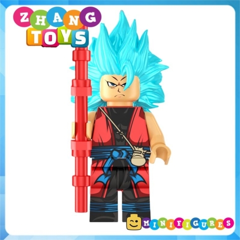 Đồ chơi xếp hình Dragon Ball 7 viên ngọc rồng Son Goku Gogeta Broli Burdock Champa Minifigures Kopf KF6182