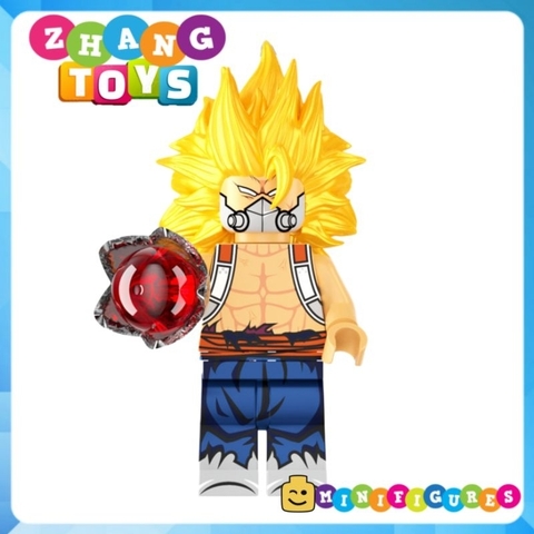 Đồ chơi xếp hình Dragon Ball 7 viên ngọc rồng Son Goku Gogeta Broli Burdock Champa Minifigures Kopf KF6182