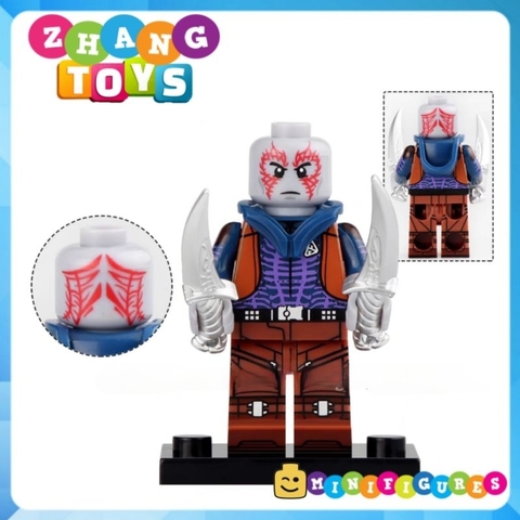 Đồ chơi xếp hình Guardians of the Galaxy Drax Warlock Adam Mantis Groot Kraglin Gamora Starlord Minifigures Kouit KT1070