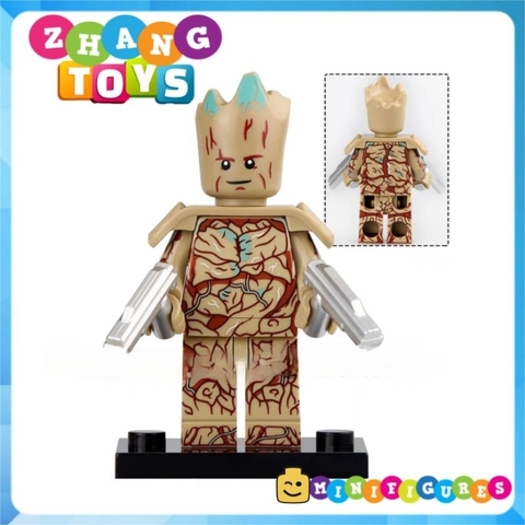 Đồ chơi xếp hình Guardians of the Galaxy Drax Warlock Adam Mantis Groot Kraglin Gamora Starlord Minifigures Kouit KT1070