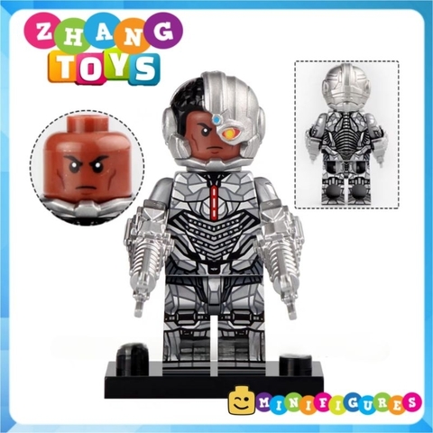 Đồ chơi xếp hình Cyborg the Flash Black Flash Supergirl General Zod  Wonder Woman Minifigures Koruit KT1071