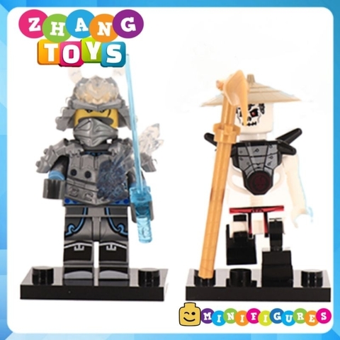 Đồ chơi xếp hình Ninjago Skull Jay Lloyd Fangtom Nya Kai Oni Mr E Kruncha Nuckal Skulkin Frakjaw 11414