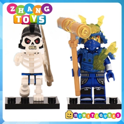 Đồ chơi xếp hình Ninjago Skull Jay Lloyd Fangtom Nya Kai Oni Mr E Kruncha Nuckal Skulkin Frakjaw 11414