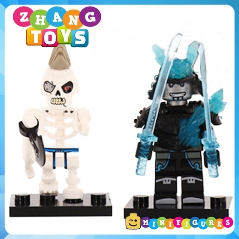 Đồ chơi xếp hình Ninjago Skull Jay Lloyd Fangtom Nya Kai Oni Mr E Kruncha Nuckal Skulkin Frakjaw 11414
