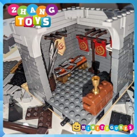 Đồ chơi xếp hình build Tháp canh Tam Quốc Hứa Xương , Tây Xuyên , Kinh Châu Minifigures becool 25011