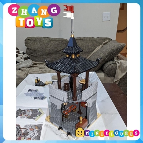 Đồ chơi xếp hình build Tháp canh Tam Quốc Hứa Xương , Tây Xuyên , Kinh Châu Minifigures becool 25011