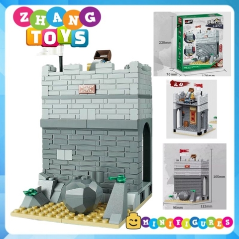 Đồ chơi xếp hình lắp ráp build Tường thành Tam Quốc Hứa Xương , Tây Xuyên , Kinh Châu Bekool 20512