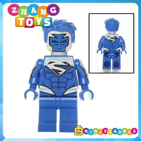 Đồ chơi Xếp hình Lantern Super man gồm General Zod - Blue Lantern - Red Son Super man Minifigures Lele D001 008