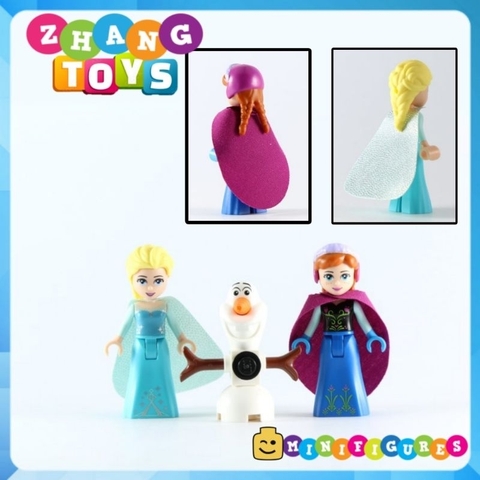 Đồ chơi xếp hình lâu đài băng giá công chúa elsa và những người bạn Jiego JG301