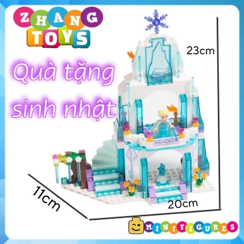 Đồ chơi xếp hình lâu đài băng giá công chúa elsa và những người bạn Jiego JG301