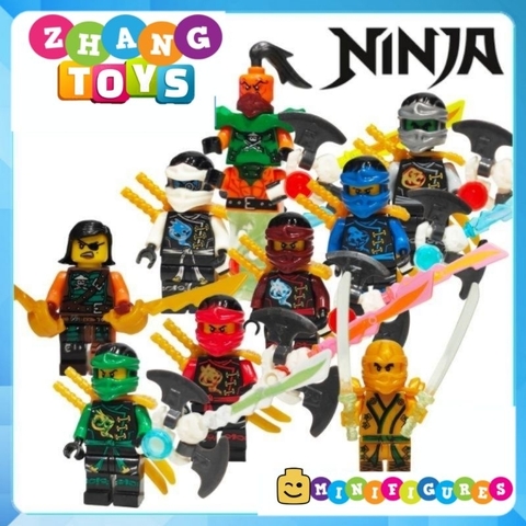 Đồ chơi xếp hình lắp ráp Ninjago Zay Zane - Kai Cyren - Cole Lloyd - Nadakhan Nya Minifigures Jinrun JR786