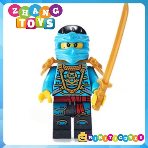 Đồ chơi xếp hình Ninjago Kai Nya Jay Cole Zane Lloyd golden ninja Wu Minifigures BC B17 24