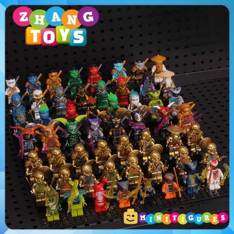 Đồ chơi xếp hình Ninjago Kai Nya Jay Cole Zane Lloyd golden ninja Wu Minifigures Bb B01 08