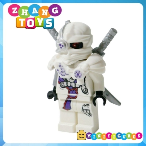 Đồ chơi xếp hình Ninjago binh đoàn White General Cryptor trong NinDroid Minifigures