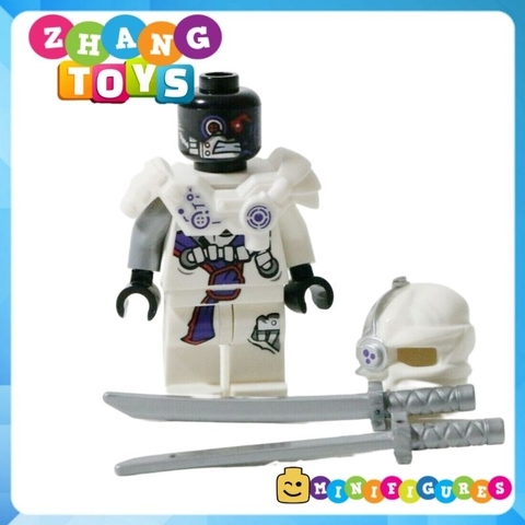 Đồ chơi xếp hình Ninjago binh đoàn White General Cryptor trong NinDroid Minifigures