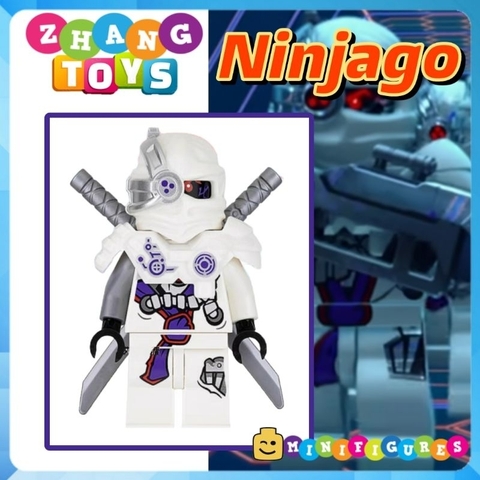Đồ chơi xếp hình Ninjago binh đoàn White General Cryptor trong NinDroid Minifigures