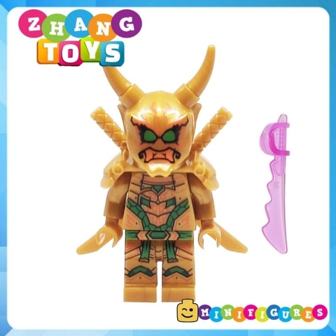 Đồ chơi xếp hình Ninjago mặt nạ quỷ Oni Lloyd Mr E Ultra Violet Morro OverLord Garmadon Minifigures BD01 08