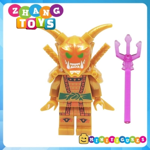 Đồ chơi xếp hình Ninjago mặt nạ quỷ Oni Lloyd Mr E Ultra Violet Morro OverLord Garmadon Minifigures BD01 08