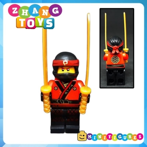 Đồ chơi xếp hình Ninjago Season 1 Kai Cole Jay Zane Nya Lloyd Minifigures Eagle EG001 006