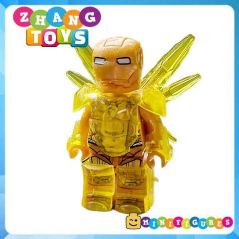 Đồ chơi xếp hình Người sắt Iron Man giáp trong suốt marvel Avengers Minifigures DA1-8