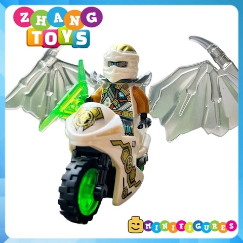 Đồ chơi xếp hình Ninjago Zane - Kai - Jay - Cole Nya - Lloyd kèm phụ kiện xe máy Minifigures