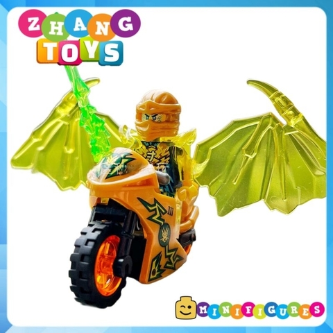 Đồ chơi xếp hình Ninjago Zane - Kai - Jay - Cole Nya - Lloyd kèm phụ kiện xe máy Minifigures