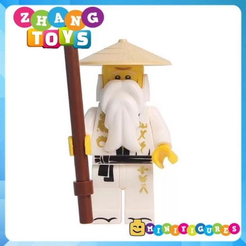 Đồ chơi xếp hình Ninjago season 10 Golden Ninja - Zane - Kai - Jay - Cole - Nya - Wu Minifigures B1-8