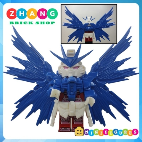 Đồ chơi xếp hình người máy robot Gundam đầy đủ phụ kiện cánh và giáp Minifigures 70060