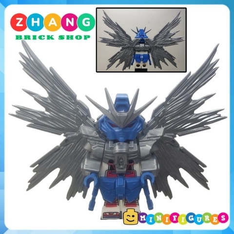 Đồ chơi xếp hình người máy robot Gundam đầy đủ phụ kiện cánh và giáp Minifigures 70060